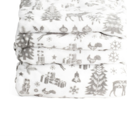 Great bay home queen velvet fleece sheets set - Picture 2 of 6